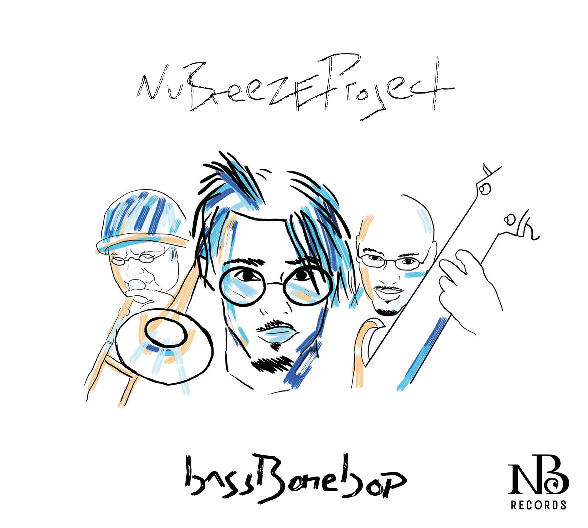 NuBreezeProject CD EP Cover Freedom BassBoneBop Release
